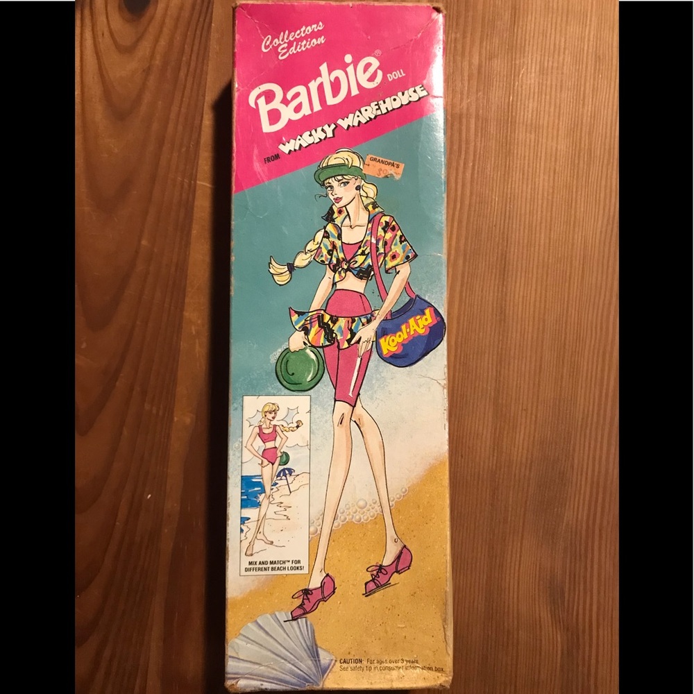 Collectors Edition Barbie Wacky Warehouse vintage Kool-Aid NIB doll 1992 Mattel
